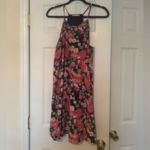 Altar'd State Purple and Pink Floral Dress